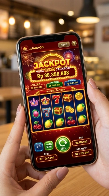 Cuplikan layar menu unduhan juarago untuk perangkat Android