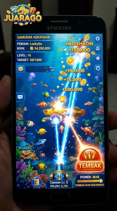 Galeri pratinjau visual juarago build APK resmi terbaru